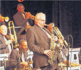  ?? COURTESY OF THE TAOS BEBOP SOCIETY ?? Doug Lawrence, lead tenor sax for the Count Basie Orchestra, will lead a quartet of musicians on the opening day of the Frank Morgan Taos Jazz Festival. Lawrence was born in Louisiana, but raised in New Mexico.
