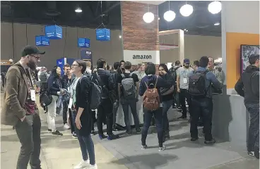  ?? JEREMY KAHN / BLOOMBERG ?? The NIPS 2017 conference in Long Beach, Calif., attracted more than 7,500 attendees.