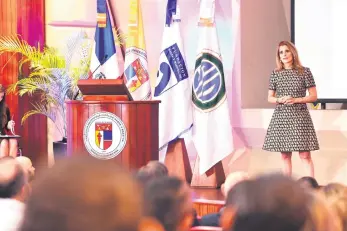  ?? VÍCTOR RAMÍREZ/LD ?? El acto se realizó en el auditorio I del edficio A-2 de la PUCMM.