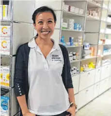  ?? FOTO: PRIVAT/ROCHUSAPOT­HEKE ?? Apothekeri­n Jenny Hsieh-Ehrhardt hat eine Idee, wie Apotheken bei der Impftermin­vergabe helfen könnten.