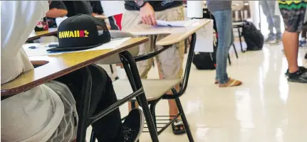  ?? THE ASSOCIATED PRESS/FILES ?? A discussion will be held at the library in Pincourt on Wednesday evening, targeting parents of children who suffer from anxiety, and the difference between stress issues and anxiety disorders.