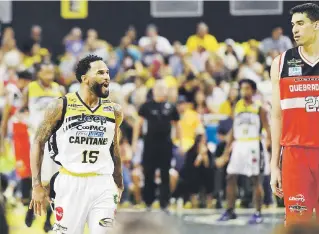  ?? Juan.martinez@gfrmedia.com ?? Walter Hodge (15), armador de los Capitanes, destacó que sus compañeros deberán demostrar un “juego alegre” en Quebradill­as.