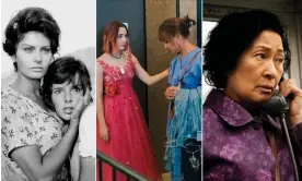  ?? Alamy ?? ‘Shot in the manner of a religious icon’: Sophia Loren, far left, with Eleonora Brown in Two Women; Saoirse Ronan and Laurie Metcalf in the ‘bitterswee­t’ Lady Bird; Kim Hye-Ja goes to the brink in Bong Joon-ho’s Mother.