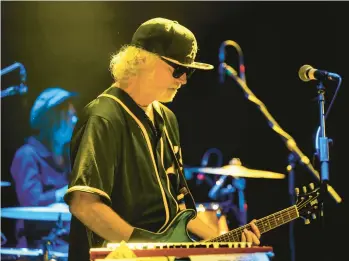  ?? RAY CHAVEZ/BAY AREA NEWS GROUP ?? Scott McCaughey of the Baseball Project performs during a concert Sept. 21 in California.