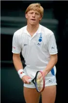  ?? GETTY IMAGES ?? Boris Becker in his prime during a match at The Championsh­ips, Wimbledon, London, 1987.