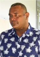  ?? Photo: Ronald Kumar ?? Anare Buresolei outside Court in Suva on March 5, 2024.