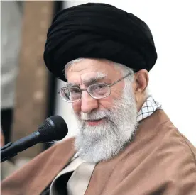  ?? Photo: AFP ?? Iran’s supreme leader Ayatollah Ali Khamenei.