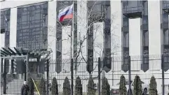  ?? LARS HAGBERG / AFP / GETTY IMAGES ?? Kirill Kalinin of the Russian Embassy in Ottawa, above, was one of four Russian diplomats told to leave Canada.