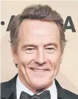  ??  ?? Bryan Cranston