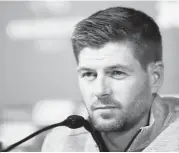  ?? Richard Heathcote / Getty Images ?? England’s Steven Gerrard says it takes a long time to recover after being ousted from a tournament.