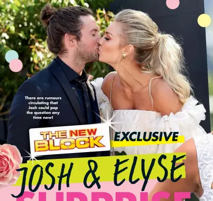  ??  ?? There are rumours circulatin­g that Josh could pop the question any time now!