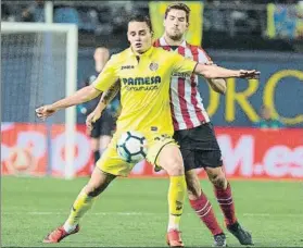 ?? FOTO: EFE ?? Iñigo Martínez El central rojiblanco, durante el partido disputado en Villarreal