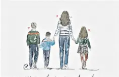  ?? ?? Davina McCall posted this touching drawing on her Instagram account