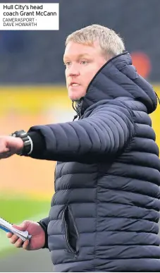  ?? CAMERASPOR­T - DAVE HOWARTH ?? Hull City’s head coach Grant Mccann