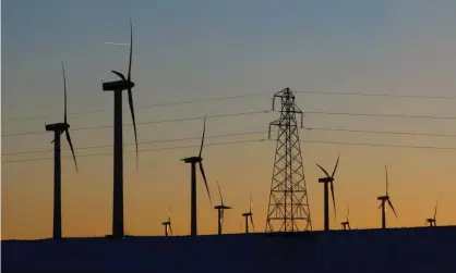  ?? Photograph: David Moir/Reuters ?? Combinatio­n of high demand and low wind speeds has emerged just as many traditiona­l power plants remain on outage.