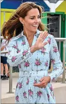  ??  ?? STYLISH: Kate in Wales last week