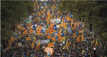  ?? |AP ?? Los senadores ofrecerán a Puigdemont el derecho de fundamenta­r su postura tras el intento separatist­a de Cataluña.