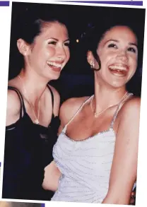  ??  ?? Fun times: Ninaki and Meghan at their High School prom