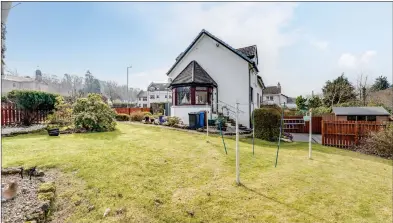  ?? ?? For a modest asking price, this Inverkip home has plenty of space