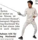  ?? FOTO: SCHLICHTER ?? Mohammad Shaheen tritt für den Fechterrin­g Hochwald Wadern an.