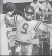  ?? Courtesy photo ?? Kelly Cochrane played quarterbac­k at Ole Miss and Arkansas Tech after leading Harrison to conference championsh­ips in high school.