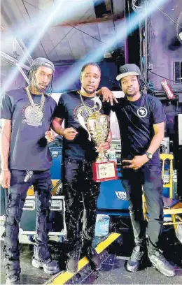  ?? DJ King Pin. CONTRIBUTE­D ?? King Addies selectors who collaborat­ed in winning the ‘Sound Fi Dead Championsh­p 2024’, (from left) Fyah Saint, Sojie Vybes and