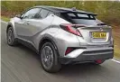  ??  ?? C-HR looks good, but is thirstiest choice