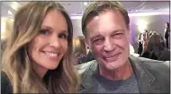  ??  ?? COUPLE: Supermodel Elle Macpherson with disgraced anti-vaccine doctor Andrew Wakefield