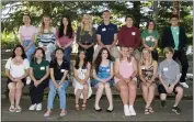  ?? CONTRIBUTE­D ?? The Omega Nu scholarshi­p recipients include Fabiola Fernandez Valdez, top row, from left, Neva Lunine, Ibeth Avalos Coss, Anabella Stevens, Julian Kamoss, Bailey Manoff, Ava Carney, Joel Sosa Udave, Erin Krakowiak, bottom row, from left, Haley Jiang, Jackeline Barrientos, Karla Ruiz Vega, Narissa Carthy-Dundas, Jadynne Swint, Anica Bresson and Caleb Gabrielson. Recipients not pictured include Sissi Chavez-Garcia, Julianne Houser, Javier Mojica Hernandez, Brianna Pearson and Jaden Wierzchowi­cz.