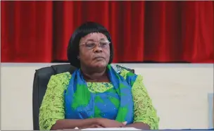  ?? Photo: Emmency Nuukala ?? Not deliberate… Child welfare minister Doreen Sioka.