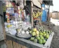  ?? Picture: Wendy Stone/Corbis via Getty Images ?? A kiosk with fruit for sale in Kibera, a vast, high-density area of Nairobi, Kenya.