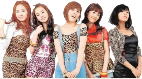  ??  ?? Las Wonder Girls, grupo de éxito planetario cuya formación va variando con el paso de los años