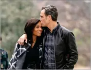  ?? PHOTO PROVIDED BY ABC ?? This image shows Kerry Washington, left, and Tony Goldwyn in a scene from "Scandal." After seven seasons, the popular series will end on Thursday.