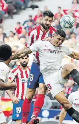  ?? FOTO: SIRVENT ?? Atlético y Sevilla
Dos serios aspirantes al título que irán a por todas una vez más