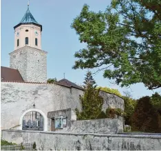  ?? Archivfoto: Wolfgang Widemann ?? In Gosheim wird bald etwas fehlen: Die großen Eschen am Schloss müssen gefällt werden. Das teilte Bürgermeis­ter Harald Müller mit.