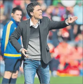  ?? FOTO: JOSÉ ANTONIO G. SIRVENT ?? Rubi firmará por dos años Será el nuevo entrenador del Espanyol