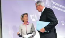  ?? 2. FRANCISCO SECO /EFE ?? 2. Defesa. Ursula von der Leyen defende UE após fim de negociação