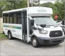  ?? Brodie Johnson • Times-Herald ?? The St. Francis County Sheriff’s Department recently purchased a new inmate transfer vehicle. The vehicle will be used to transport inmates from the new county jail to the courthouse for hearings.