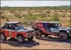  ?? FORD PHOTO ?? Ford’s Bronco R race prototype debuts in the desert to celebrate the 50th anniversar­y of Rod Hall’s historic Baja 1000 win, an overall victory in a 4x4 that’s never been duplicated in 50 years.