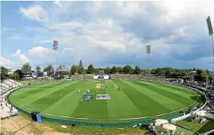  ?? GETTY IMAGES ?? Seddon Park’s pitch came in for heavy criticism during the Black Caps v England test, but the ICC was happy enough.