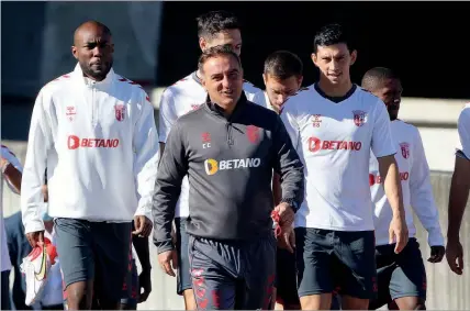  ?? ?? Equipa do Sp. Braga está motivada, garante o treinador Carlos Carvalhal