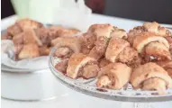  ?? MARCIA FRIEDMAN ?? These rugelach are filled with apricot preserves, pecans and cinnamon.