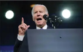  ?? PATRICK SEMANSKY — THE ASSOCIATED PRESS ?? President Joe Biden will deliver his State of the Union address Tuesday night.