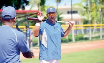  ?? FUENTE EXTERNA ?? Luis Urueta encabezó los trabajos de los Tigres del Licey, en Baseball City, Boca Chica.