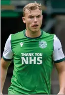  ??  ?? Hibs defender Ryan Porteous