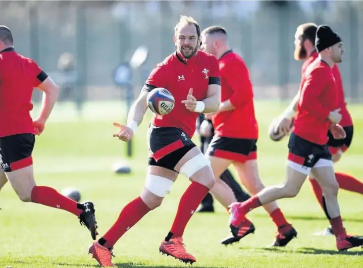  ?? BEN EVANS/HUW EVANS AGENCY ?? The training base used by Wales rugby stars is being turned into a field hospital