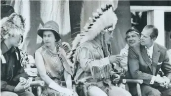  ?? DOUG GRIFFIN/TORONTO STAR FILE PHOTO ?? Queen Elizabeth II and Prince Philip in Ontario in 1973. The prince has earned a reputation as a royal workhorse.