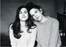  ??  ?? Jessica Ennis, left, and Caitlin Cronenberg have put together a new photo book The Endings, which mines the many emotions involved in breaking up.