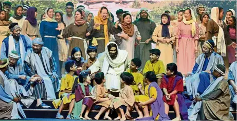  ?? CALVARY CHURCH ?? An elaborate production of song, dance and drama, the Easter musical The Story of Love will be performed this weekend. —