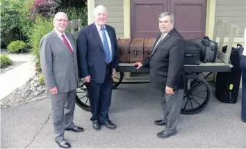  ?? —photo Vicky Charbonnea­u ?? The history of the Village of Casselman is intimately linked to that of the railway. The museum exhibits many artifacts and photograph­s on the developmen­t of the railway and the village, including political, religious and commercial history as well as...